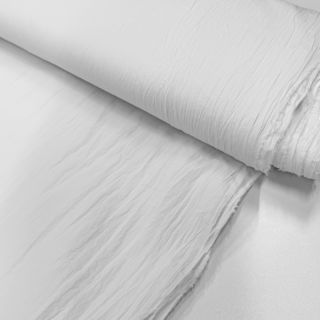 Pamutvászon WASHED white