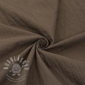 Pamutvászon WASHED taupe