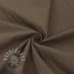 Pamutvászon WASHED taupe