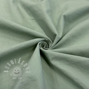 Pamutvászon WASHED old green