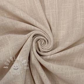 Pamutvászon SLUB WASHED beige