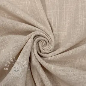 Pamutvászon SLUB WASHED beige
