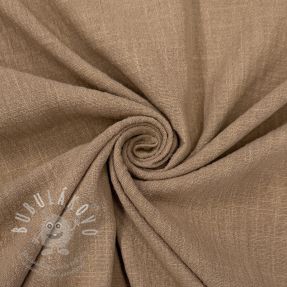 Pamutvászon SLUB WASHED sand