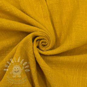 Pamutvászon SLUB WASHED ochre