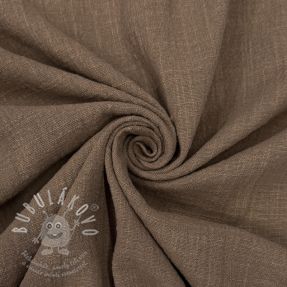 Pamutvászon SLUB WASHED taupe