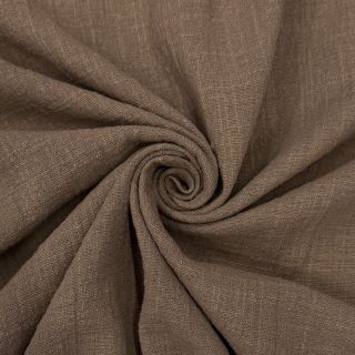 Pamutvászon SLUB WASHED taupe