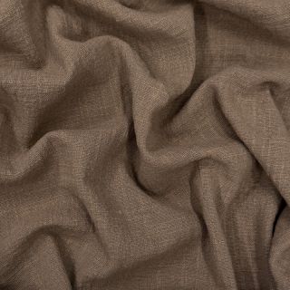 Pamutvászon SLUB WASHED taupe