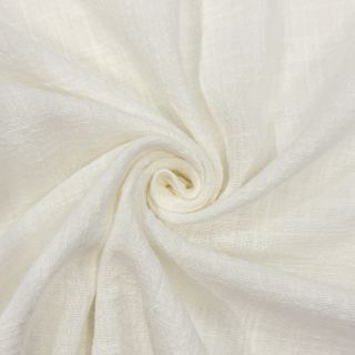 Pamutvászon SLUB WASHED ecru