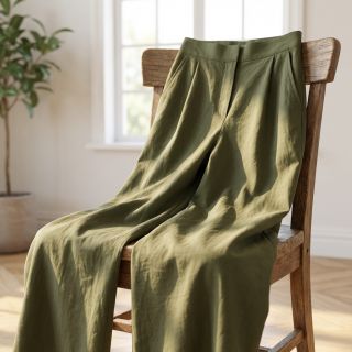 Pamutvászon WASHED pickle