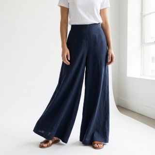 Pamutvászon WASHED navy