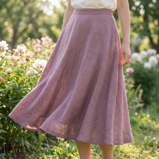 Pamutvászon SLUB WASHED lavender