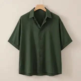 Pamutvászon SLUB WASHED army green
