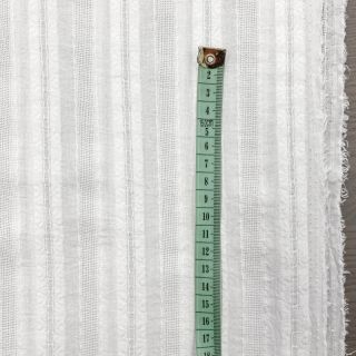Pamutvászon DOBBY Stripe off white