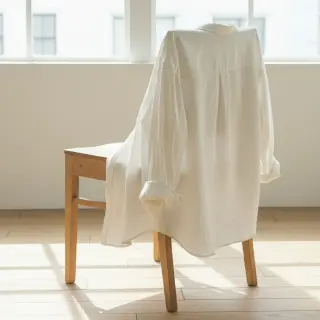 Pamutvászon SLUB WASHED ecru