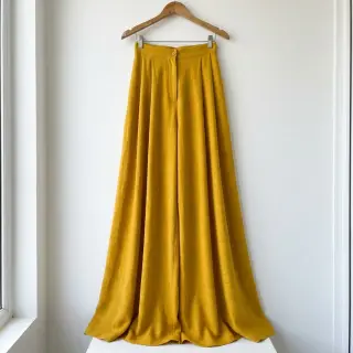 Pamutvászon SLUB WASHED ochre