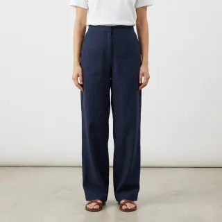 Pamutvászon SLUB WASHED navy