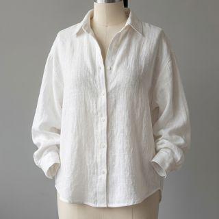 Pamutvászon SLUB WASHED off white