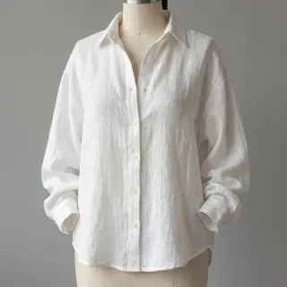 Pamutvászon SLUB WASHED off white
