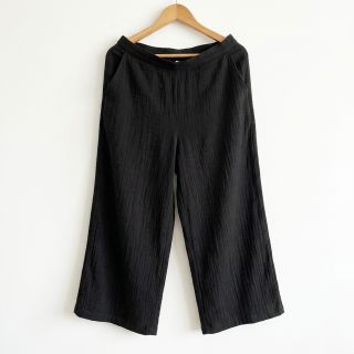 Pamutvászon SLUB WASHED black