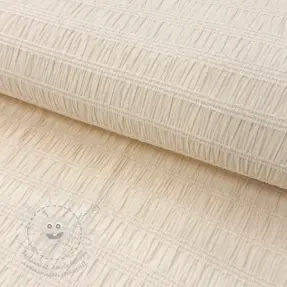 Viszkóz CHENILLE JACQUARD ecru
