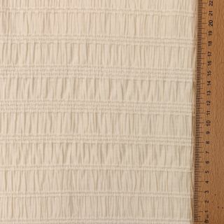 Viszkóz CHENILLE JACQUARD ecru