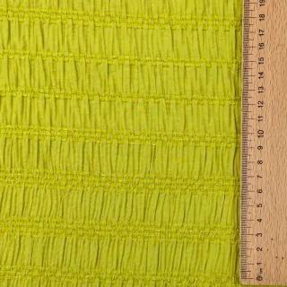 Viszkóz CHENILLE JACQUARD lime