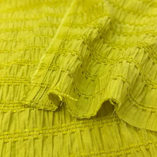 Viszkóz CHENILLE JACQUARD lime