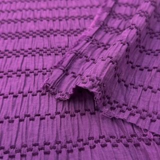 Viszkóz CHENILLE JACQUARD cerise