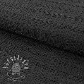 Viszkóz CHENILLE JACQUARD black