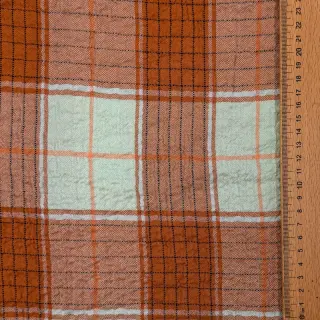 Viszkóz CRINKLE Check mint