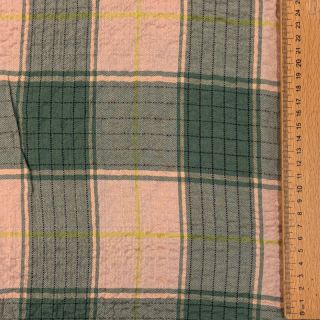 Viszkóz CRINKLE Check peach