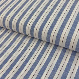 Pamutvászon YARN DYED Stripes Nina blue