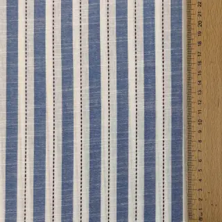 Pamutvászon YARN DYED Stripes Nina blue