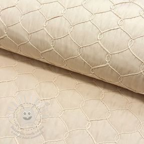 Steppelt anyag Cord off white