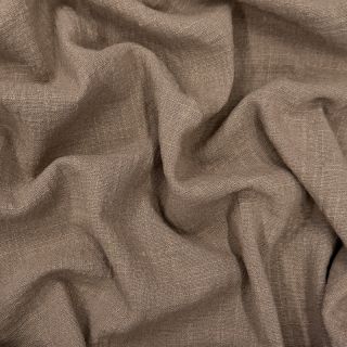 Pamutvászon SLUB WASHED taupe