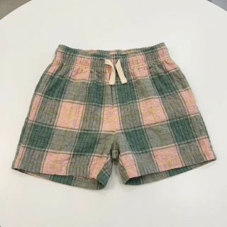 Viszkóz CRINKLE Check peach