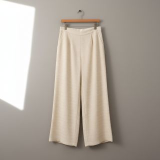 Viszkóz CHENILLE JACQUARD ecru