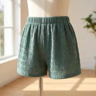 Viszkóz CHENILLE JACQUARD sage