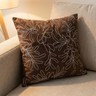 Bársony Tape flower dark brown