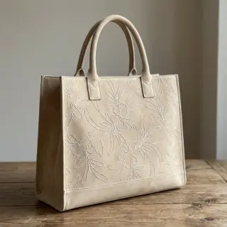 Bársony Tape flower beige