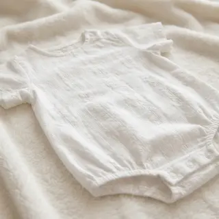 Pamutvászon DOBBY Stripe off white