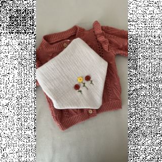 Dupla géz/muszlin light sand