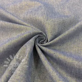 Pamutvászon lenvászonnal LUREX blue