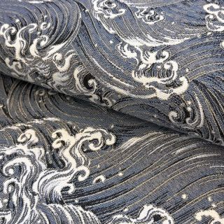 Dekorációs anyag jacquard Swell allover argent