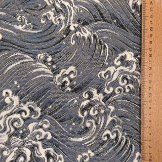 Dekorációs anyag jacquard Swell allover argent