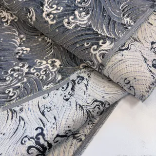 Dekorációs anyag jacquard Swell allover argent