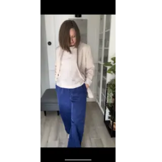 Kordbársony 6W WASHED STRETCH cobalt