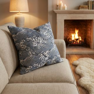 Dekorációs anyag jacquard Swell allover argent