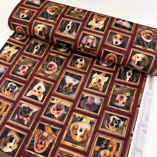 Dekorációs anyag Dogs golden age digital print