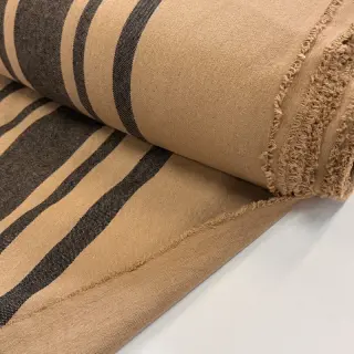 Dekorációs anyag Bernadette stripe lin noir
